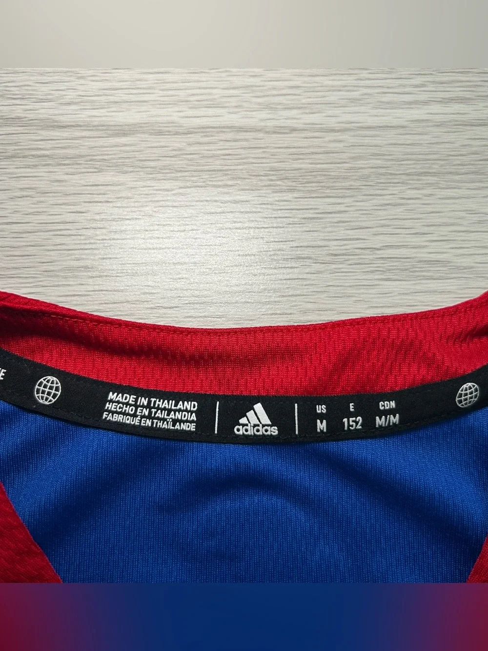 Adidas Kansas Jayhawks Basketball Swingman Jersey #1 Royal Blue size YOUTH M